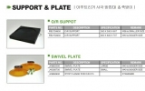 SUPPORT & PLATE